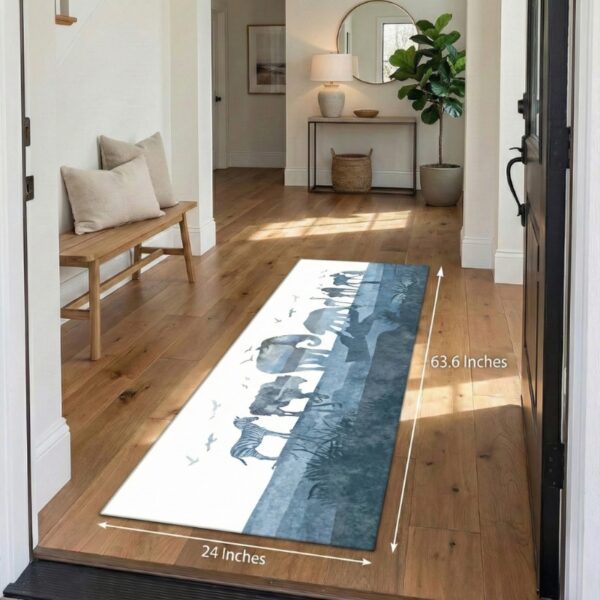Animal Design Anti Slip 2 Piece Runner & Mat (Large) - Image 3