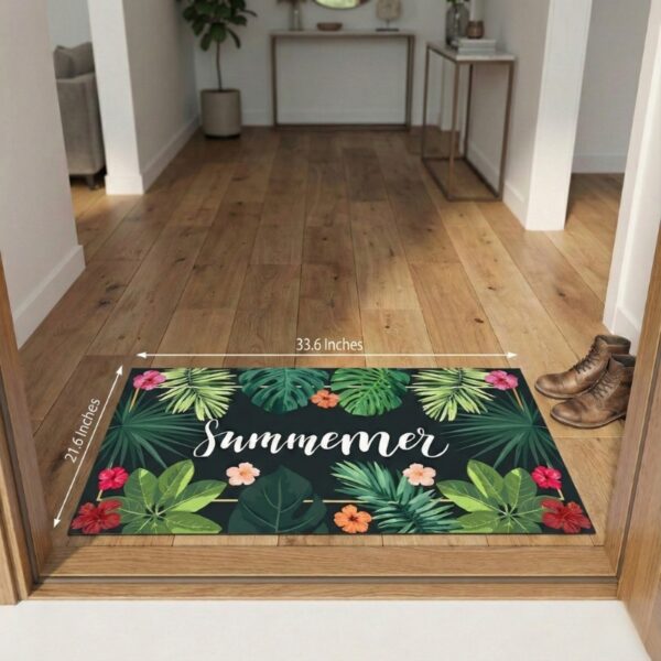 Vibrant Colour Anti Slip 2 Piece Runner & Mat - Image 3