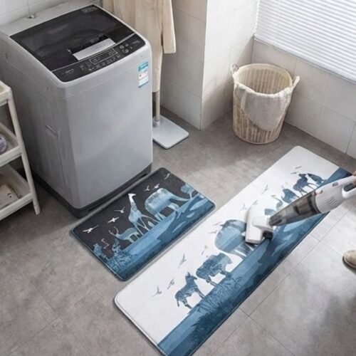Animal Design Anti Slip 2 Piece Runner & Mat (Large) photo review