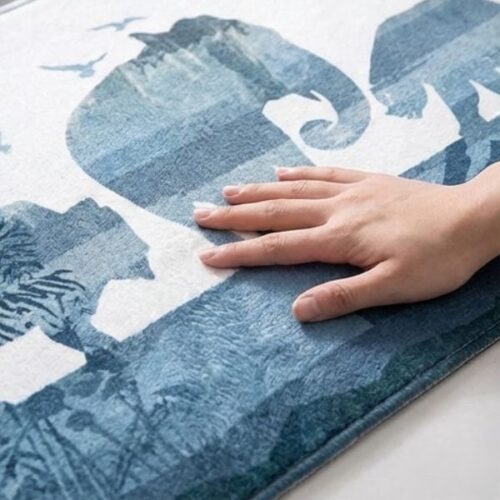 Animal Design Anti Slip 2 Piece Runner & Mat (Large) photo review