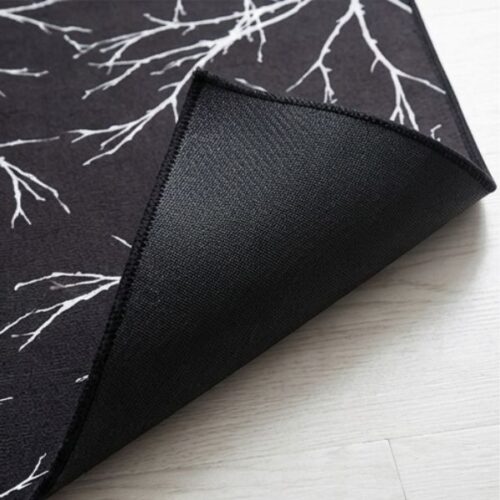 Black and White Anti Slip 2 Piece Runner & Mat (LARGE) photo review