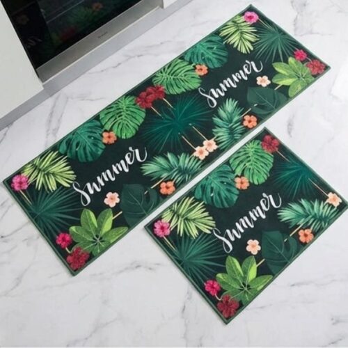 Vibrant Colour Anti Slip 2 Piece Runner & Mat photo review
