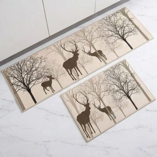 Forest Design Anti Slip 2 Piece Runner & Mat photo review